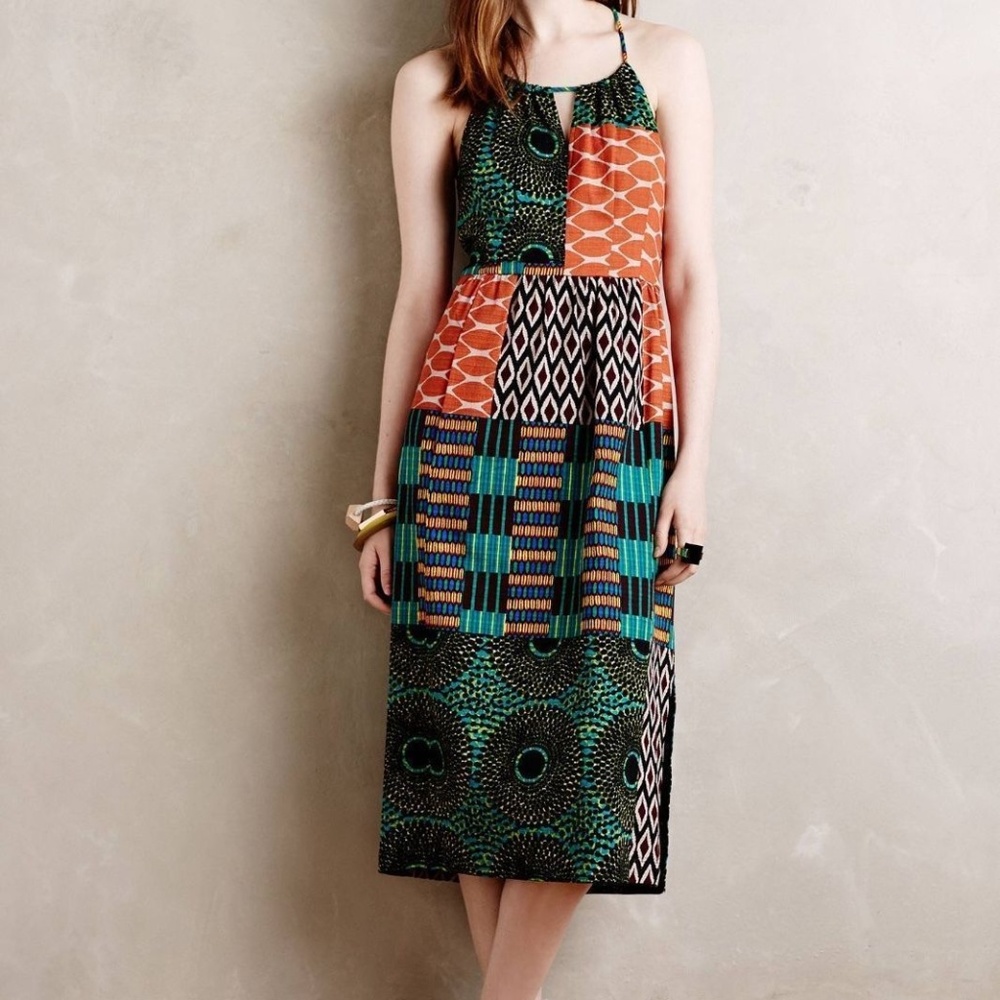 Anthropologie Mocoa Dress Motif by Plenty Tracy